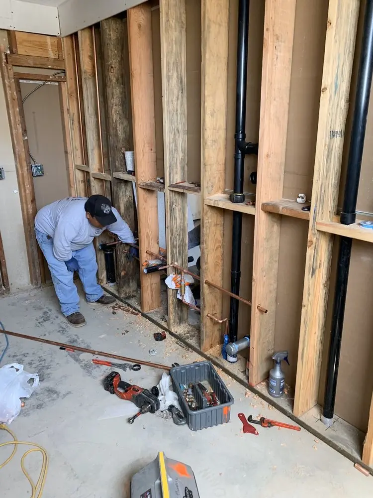 Commercial rough-in plumbing for Commercial Plumbing in Mount Pisgah